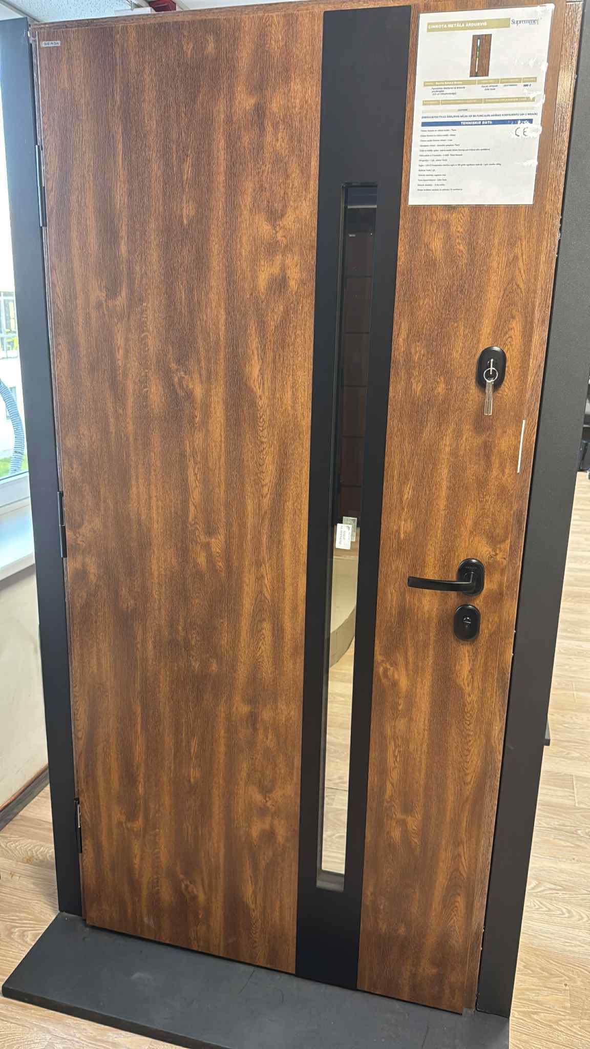 A+ lauko durys "Gerda" auksinis ąžuolas arba antracit spalva - Image 4